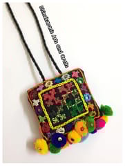 Multicolour Banjara Kutchwork Neckpiece