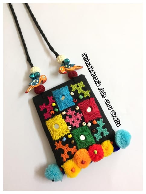 Super Squares Banjara Kutchwork Neckpiece