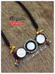 Rangeela Mirror Necklace-(7)