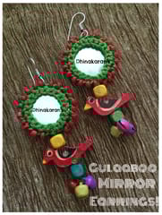 Gulaabo Mirror Earrings-(6)