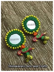 Gulaabo Mirror Earrings-(29)