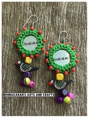 Gulaabo Mirror Earrings-(30)