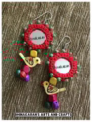 Gulaabo Mirror Earrings-(32)
