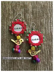 Gulaabo Mirror Earrings-(32)
