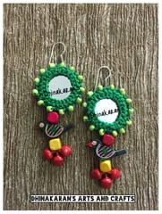 Gulaabo Mirror Earrings-(35)
