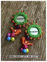 Gulaabo Mirror Earrings-(38)