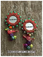 Gulaabo Mirror Earrings-(39)