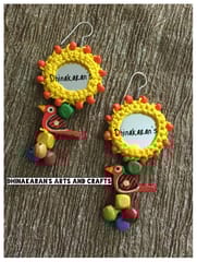 Gulaabo Mirror Earrings-(40)