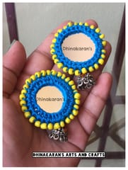 Anarkali Mirror Jhumkis-(1)