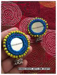Anarkali Mirror Jhumkis-(1)