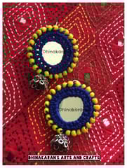 Anarkali Mirror Jhumkis-(2)