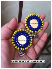 Anarkali Mirror Jhumkis-(2)