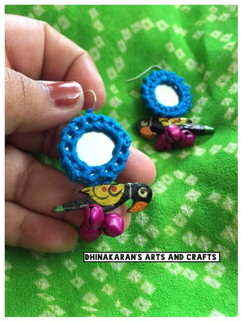Mini Mirror Earrings