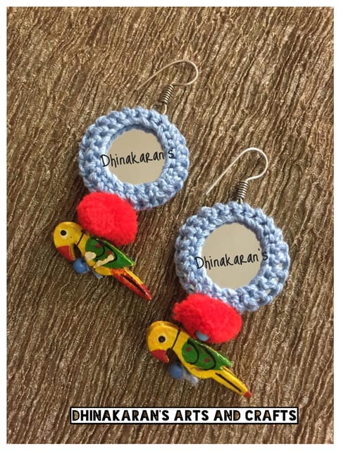 Banno Mirror Earrings-(1)