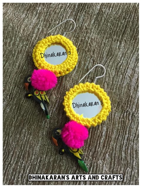 Banno Mirror Earrings-(3)