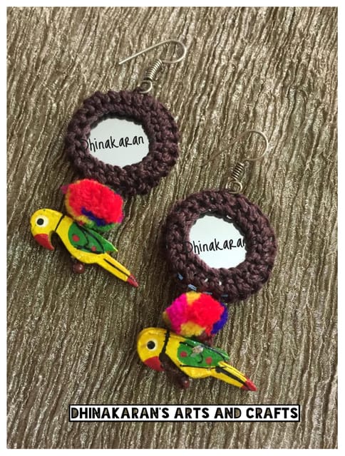 Banno Mirror Earrings-(5)