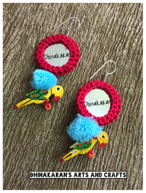 Banno Mirror Earrings-(6)