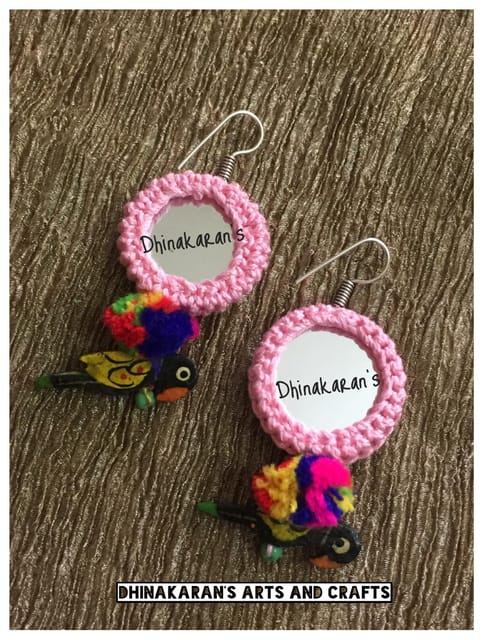 Banno Mirror Earrings-(9)
