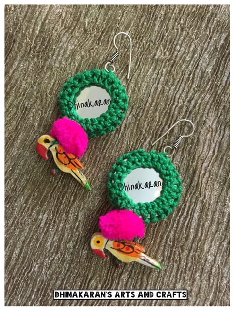 Banno Mirror Earrings-(12)
