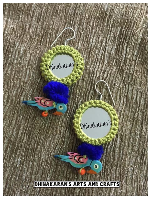 Banno Mirror Earrings-(13)