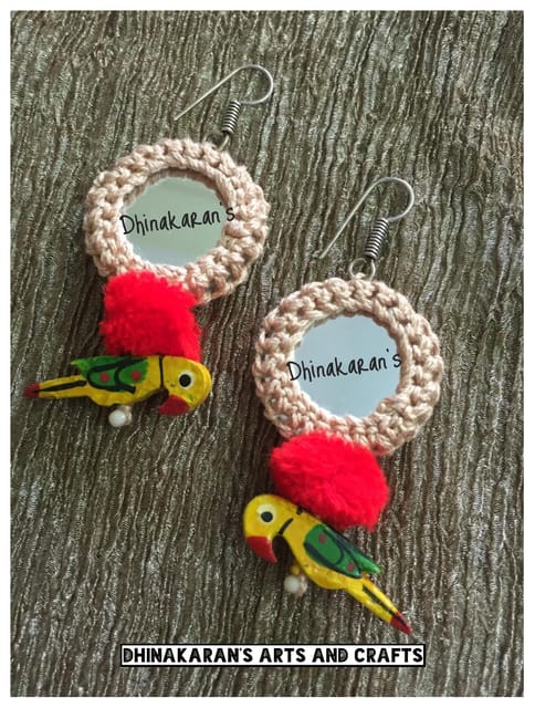 Banno Mirror Earrings-(14)