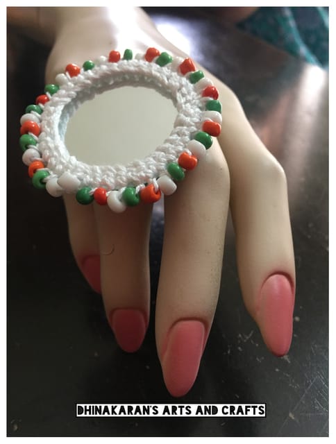Simple Big Mirror Fingerring-TIRANGA