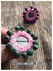 Ghungroo Mirror Fingerring-PINK
