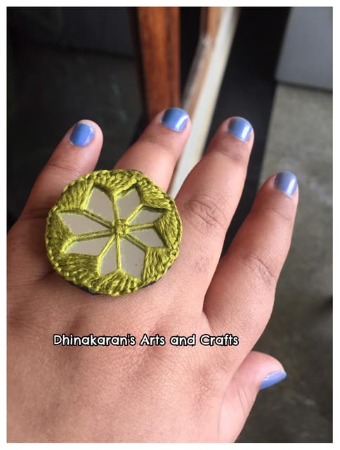 Gulmohar Mirror Fingerring-(1)