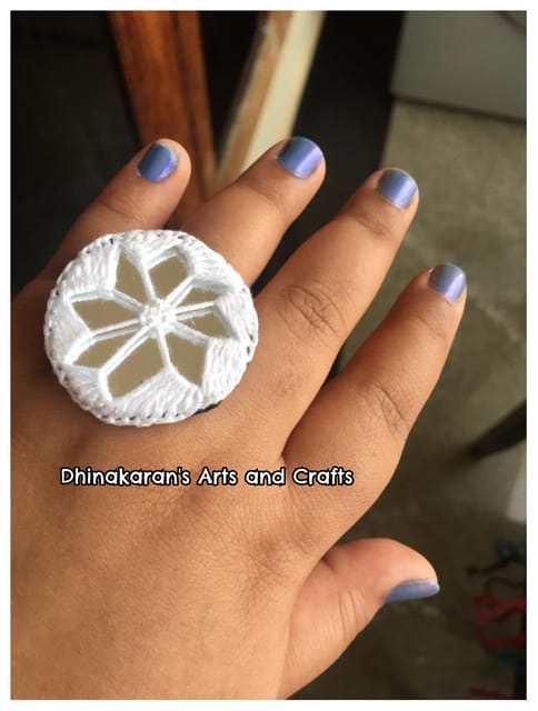 Gulmohar Mirror Fingerring-(6)