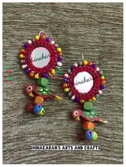 Gulaabo Mirror Earrings-(44)