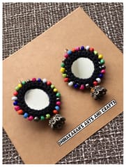 Anarkali Mirror Jhumkis-(3)