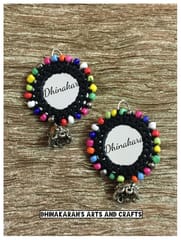 Anarkali Mirror Jhumkis-(3)