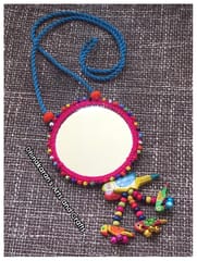 Big Mirror Banjara Kutchwork Neckpiece