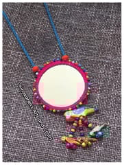 Big Mirror Banjara Kutchwork Neckpiece