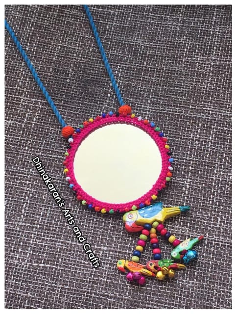 Big Mirror Banjara Kutchwork Neckpiece