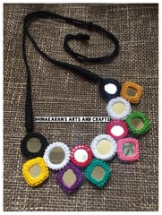 Dazzling Mirrors Banjara Kutchwork Neckpiece-(1)