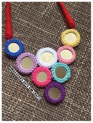 Dazzling Mirrors Banjara Kutchwork Neckpiece-(2)