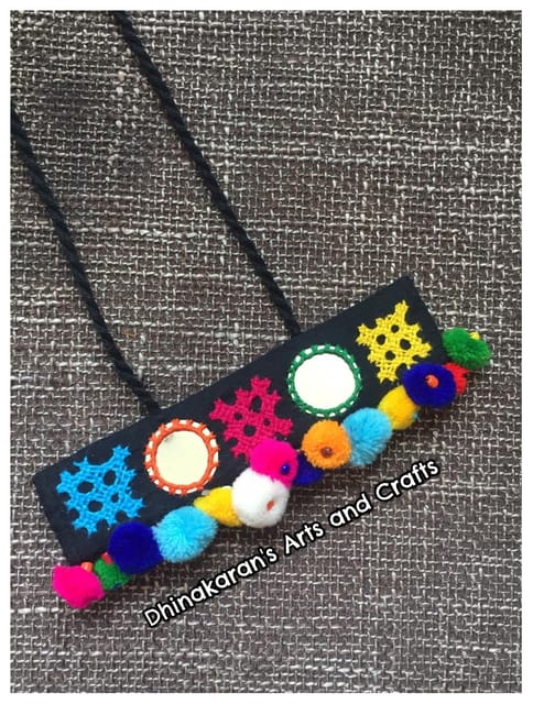 Checkers Banjara Kutchwork Neckpiece