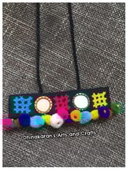 Checkers Banjara Kutchwork Neckpiece