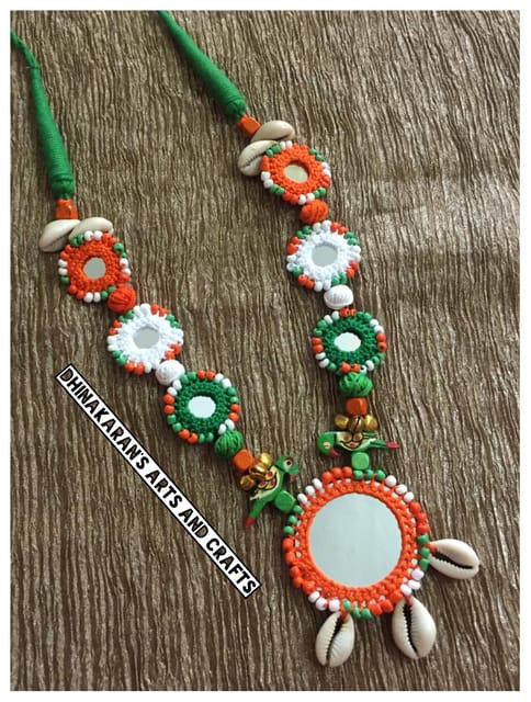 Tiranga Banjara Kutchwork Neckpiece