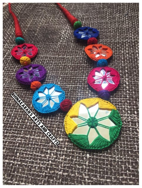 Gulmohar Banjara Kutchwork Neckpiece