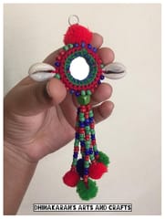 Boho Banjara Kutchwork Mirror Tassel