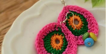 Quirky Crochet Earrings