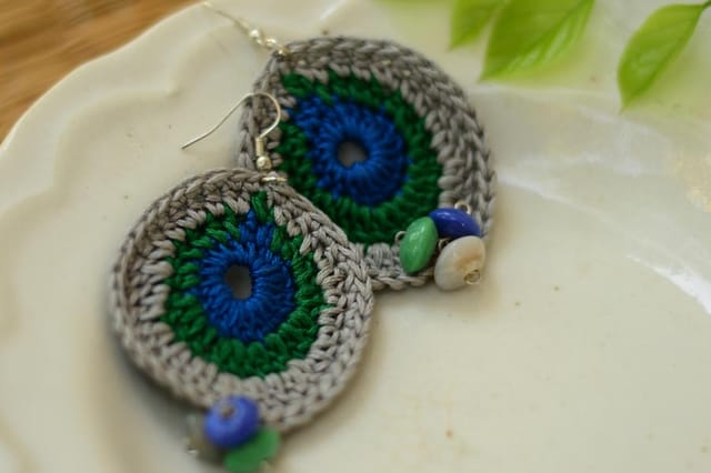 Funky Crochet Earrings