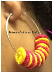 Rangeela Crochet Hoops