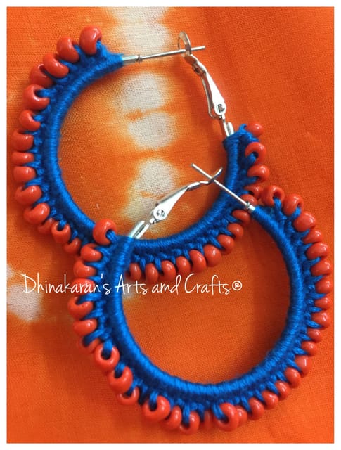 Boho Crochet Hoops