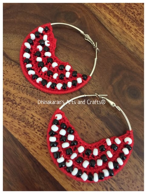 Retro Crochet Hoops