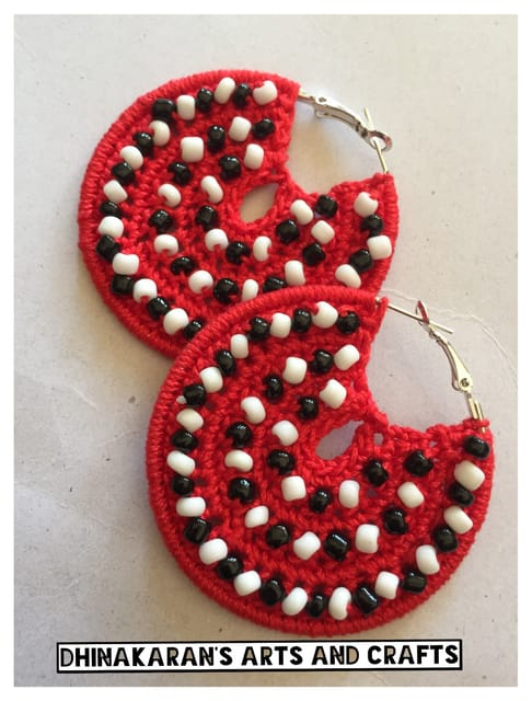 Mickey Crochet Hoops