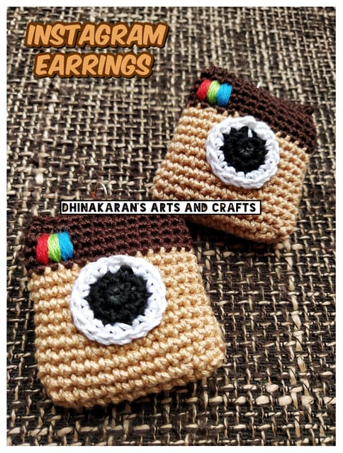 Instagram Crochet Earrings