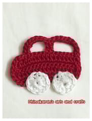 Crochet Car Patch-RED